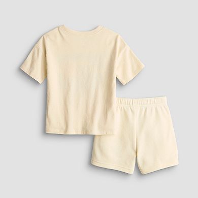 Baby & Toddler Boy Jumping Beans® Knit Relaxed Tee & Shorts Set
