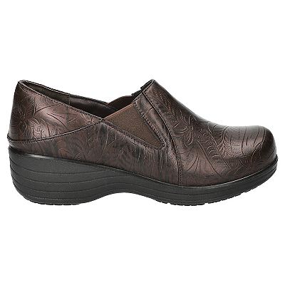 ladies slip resistant dress shoes Genuine Grip Women's Slip-On Shoe - Black
