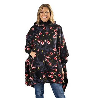 Women's Linda Anderson Flora Hooded Poncho