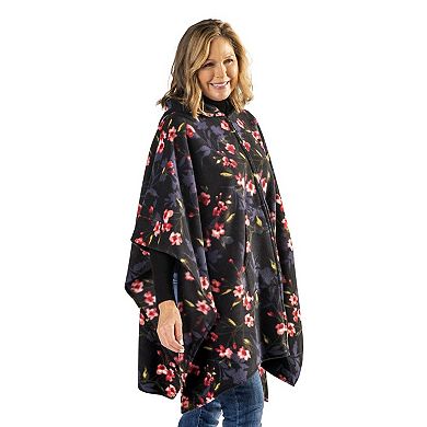 Women's Linda Anderson Flora Hooded Poncho