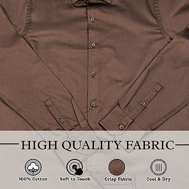 Wear Sierra Top Shelf Men's Cotton Long Sleeve Button Up Shirt