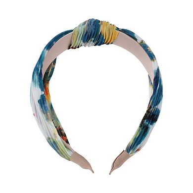 Exquisite Printed Crumpled Knot Headband 1 Pc