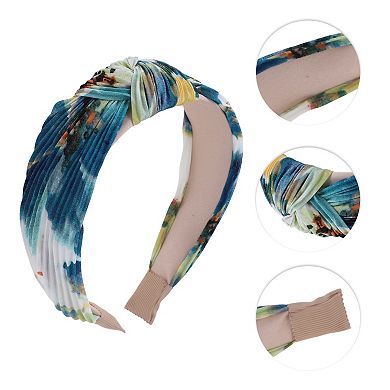 Exquisite Printed Crumpled Knot Headband 1 Pc