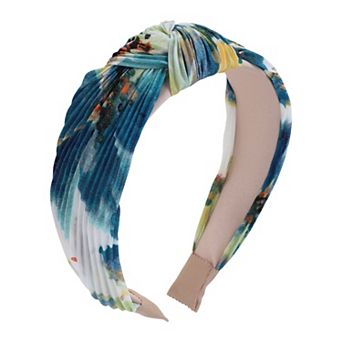 Exquisite Printed Crumpled Knot Headband 1 pc