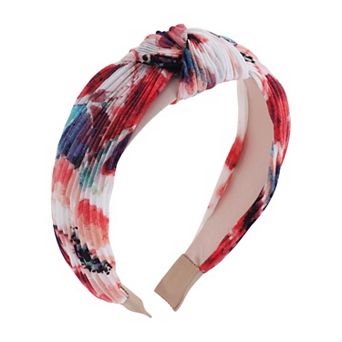 Exquisite Printed Crumpled Knot Headband 1 pc