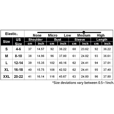 Women's Basic V-Neck Long Sleeve Dress Slim Fit Stretch Knit Tunic Dress