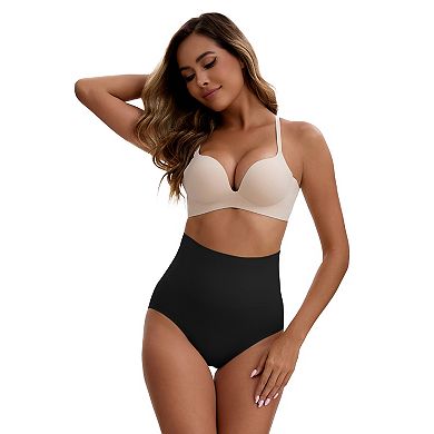 3 Packs Women's High Waisted Briefs Shapewear Tummy Control Shaping Underwears
