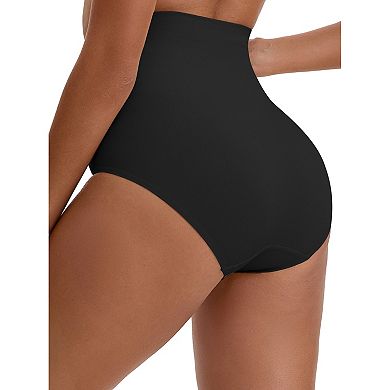 3 Packs Women's High Waisted Briefs Shapewear Tummy Control Shaping Underwears