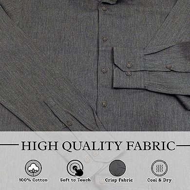 Men's Top Shelf Turkish Cotton Long Sleeve Button Up Shirt