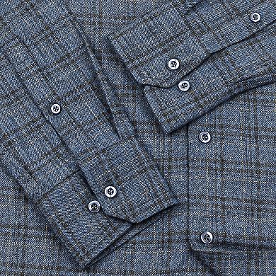 Wear Sierra Top Shelf Men's Turkish Cotton Long Sleeve Button Down Shirt in Combed Cotton