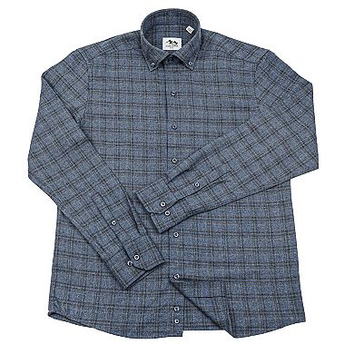 Wear Sierra Top Shelf Men's Turkish Cotton Long Sleeve Button Down Shirt in Combed Cotton