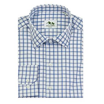 Wear Sierra Top Shelf Men's Turkish Cotton Long Sleeve Plaid Pattern Button Up Shirt