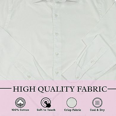 Men's Top Shelf Cotton Long Sleeve Button Up Shirts