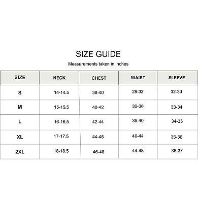 Men's Top Shelf Cotton Long Sleeve Button Up Shirts