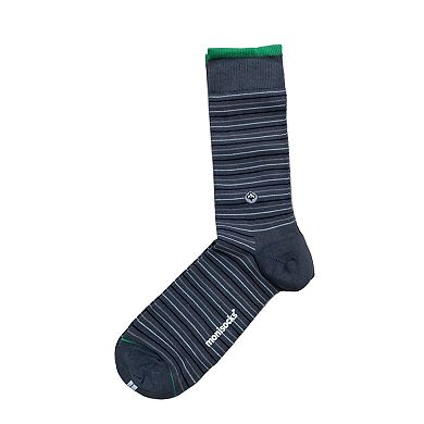 Men’s Cotton Crew Dress Socks Soft, Breathable, Stylish for Casual Wear - 4 Pair Boxed Set