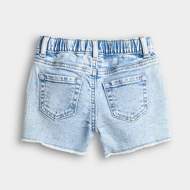 Baby & Toddler Girl Jumping Beans® Mid-Rise Embellished Jean Shorts