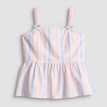 Girls 6-20 SO® Striped Babydoll Top in Regular & Plus Size