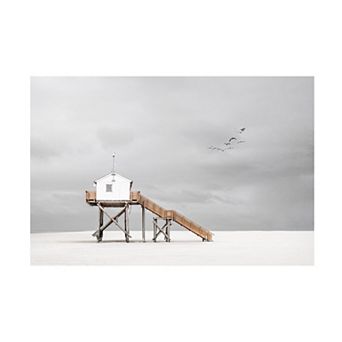 Trademark Fine Art Rolf Endermann On The Beach Canvas Art - 19 x 12 in