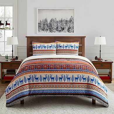 Nanshing Noelle 3-pc. Sherpa Comforter Set with Shams