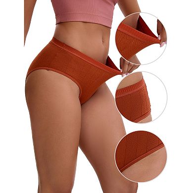 3 Packs Women's High Waisted Tummy Control Briefs Hip Lifter Underwears
