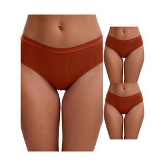 3 Packs Women's High Waisted Tummy Control Briefs Hip Lifter Underwears