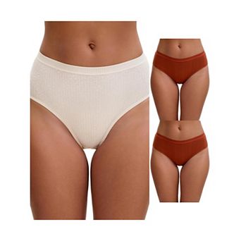 3 Packs Women's High Waisted Tummy Control Briefs Hip Lifter Underwears
