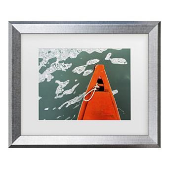 Trademark Fine Art Framed Wall Art - Ugur Erkmen Wall Decor with Matted Frame