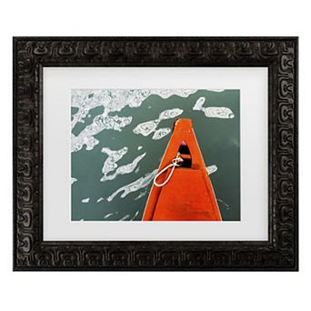 Trademark Fine Art Framed Wall Art - Ugur Erkmen Wall Decor with Matted Frame