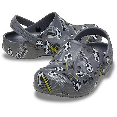 Crocs Baya Seasonal Printed Kids' Slip-On Clogs