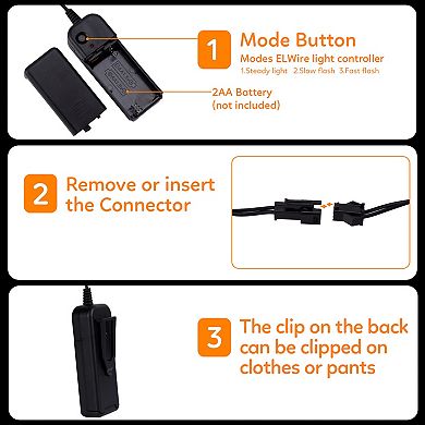 Halloween Scary LED Mask with Light Up Gloves Kit