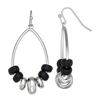 Emberly Teardrop Beaded Earrings