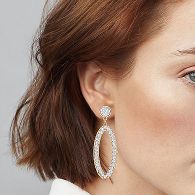 Emberly Gold Tone Teardrop Earrings