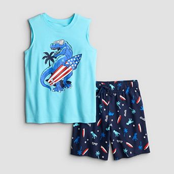 Boys 4-12 Jumping Beans® 2 pc Muscle Tank Top & Shorts Set