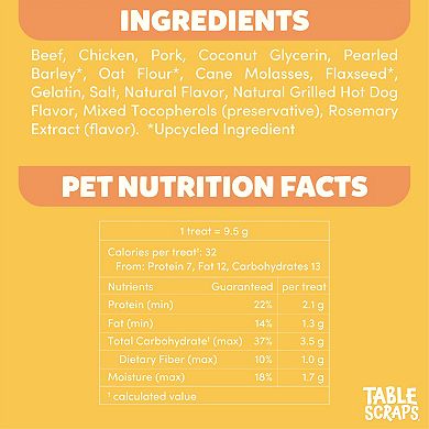 Disney's Table Scraps 5-oz. Hot Diggity Dog Flavor Dog Treats
