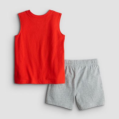 Baby & Toddler Boy Jumping Beans® Muscle Tank Top & Shorts Set