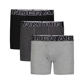 Boys 4-20 Under Armour 3 pk Performance Cotton Boxer Briefs