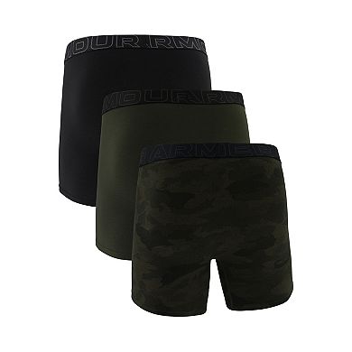 Boys 4-20 Under Armour 3-pk. Performance Cotton Boxer Briefs