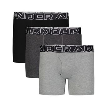 Boys 4-20 Under Armour 3 pk Performance Cotton Boxer Briefs