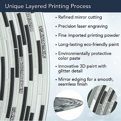 Head West Tile Framed Oval Wall Vanity Mirror