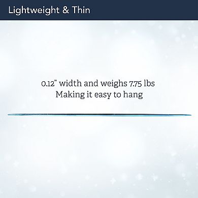 Head West Tile Framed Oval Wall Vanity Mirror