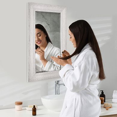 Head West Textured Frame Accent Wall Mirror