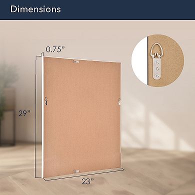 Head West Textured Frame Accent Wall Mirror