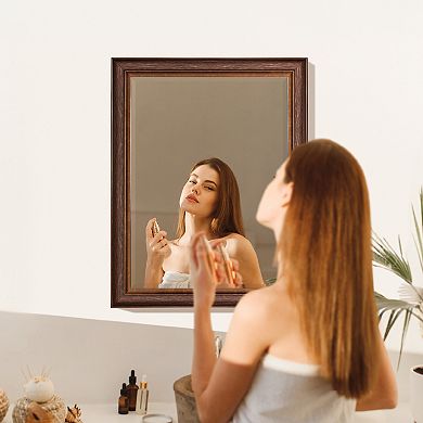 Head West Oil-Rubbed Framed Wall Mirror