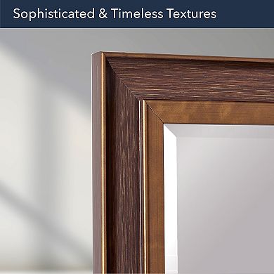 Head West Oil-Rubbed Framed Wall Mirror