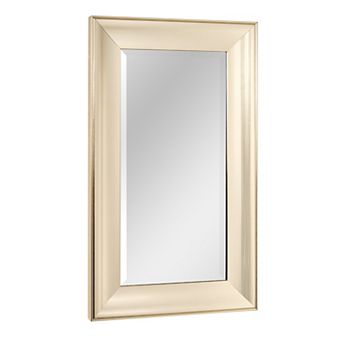Head West Traditional Brushed Nickel Vanity Mirror
