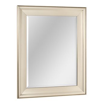 Head West Traditional Brushed Nickel Vanity Mirror