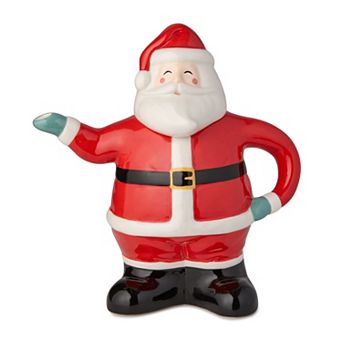Certified International Christmas Whimsy Santa 3-D Teapot