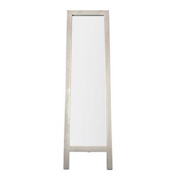 Head West Full Size Free Standing Easel Mirror with Refined Contemporary Textures