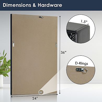 Head West Metro Beaded Glass Framed Vanity Mirror