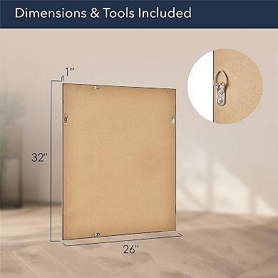 Head West Oil-Rubbed Framed Wall Mirror